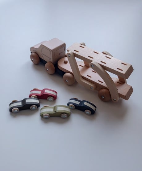 【 LAST1 】konges sløjd - wooden car carrier fsc - multi