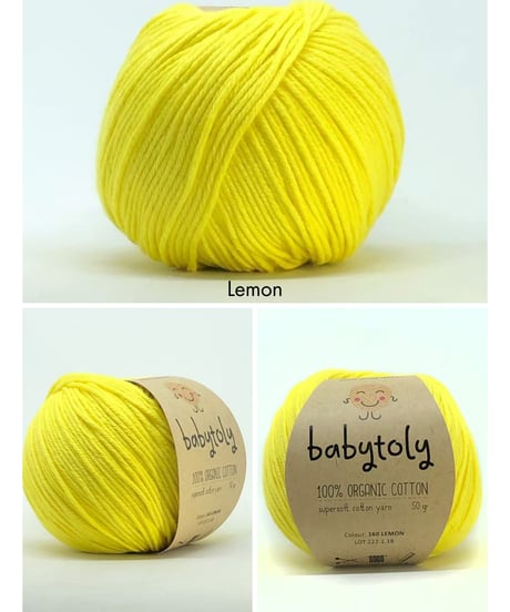 【 pre-order 】babytoly - organic yarns（H-P）