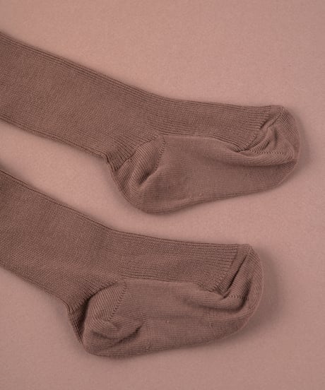 mile - tights with braces - hazelnut