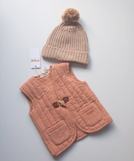 Yuki Kidswear - chunky knitted beanie - oath