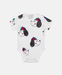 Weekend House Kids - baby happy dog body - white