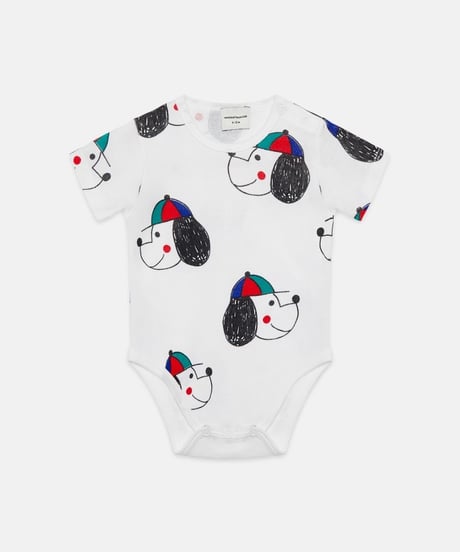 Weekend House Kids - baby happy dog body - white