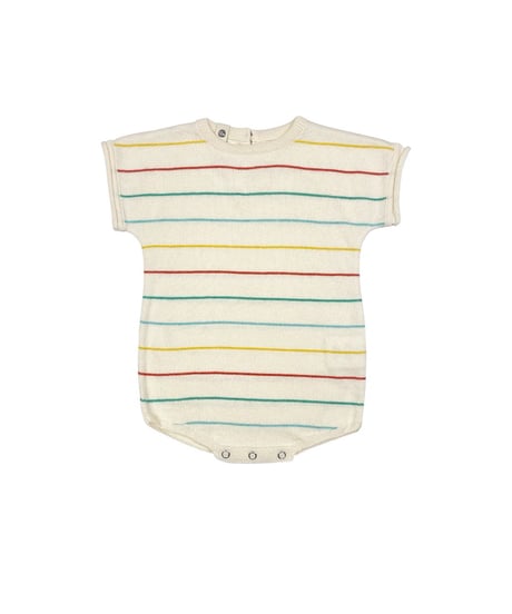 【 LAST1 / 18m 】BaYiRi - botanical stripes body - milk&mini stripes