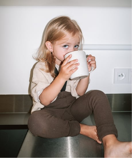 mile - kids’ leggings with braces - cocoas