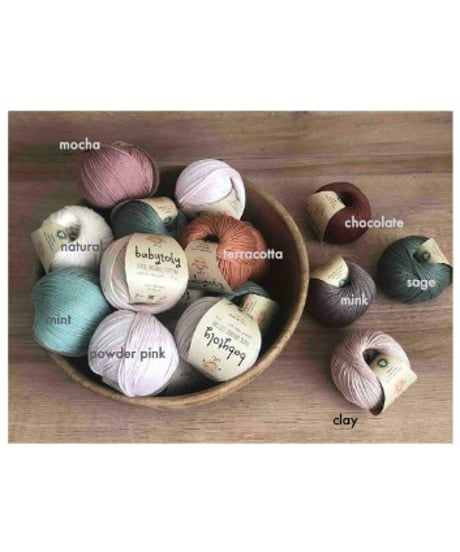 【 pre-order 】babytoly - organic yarns（H-P）