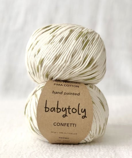 【 pre-order 】babytoly - 100% peruvian pima cotton yarn