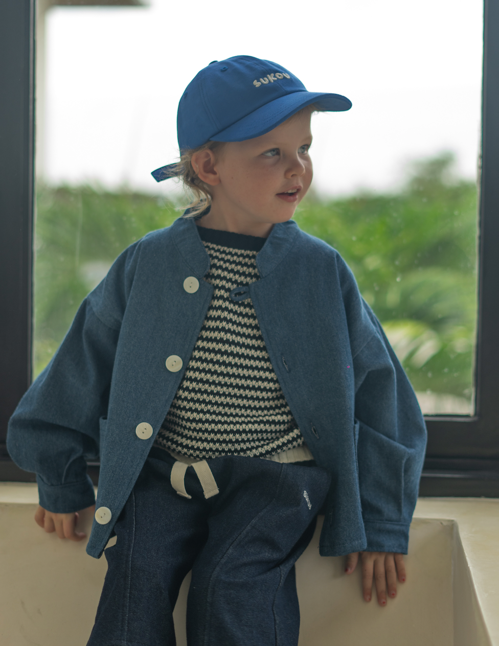 SUKOU - leo pants - dark denim | sounote