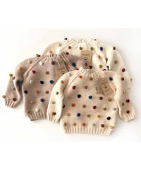 babytoly - rainbow popcorn sweater