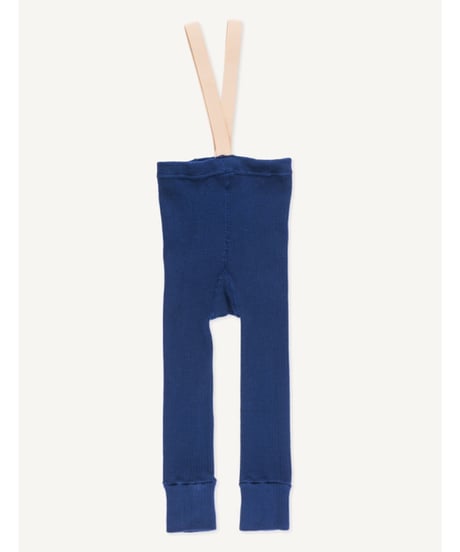 mile - kids’ leggings with braces - deep blue