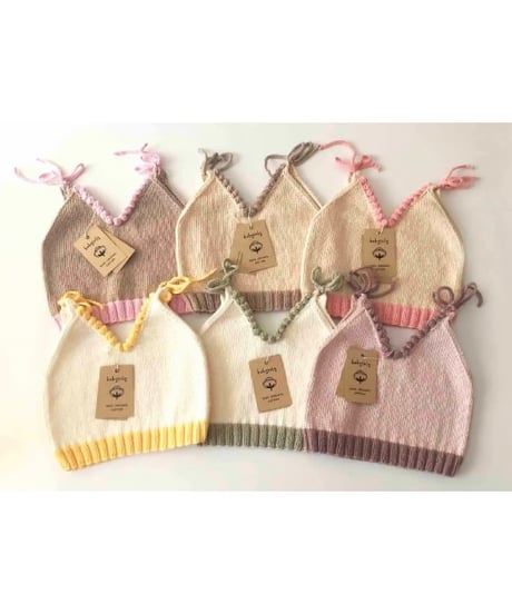 【 confetti 】babytoly - eva knit top - ribbons