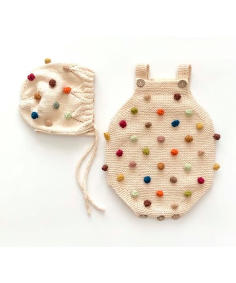 babytoly - rainbow popcorn romper
