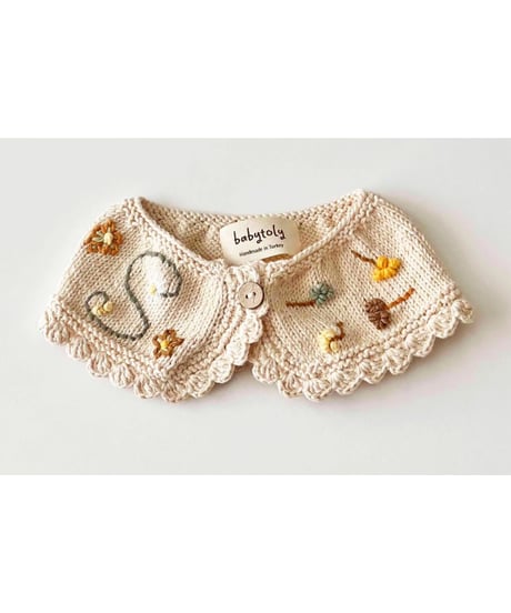 boly - floral collar with initial letter
