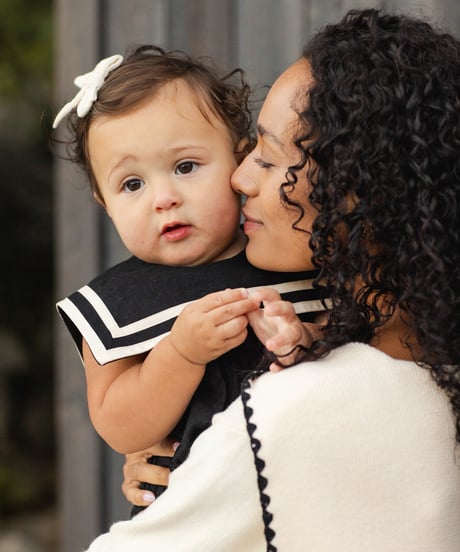 Rylee+Cru -  sailor romper - black