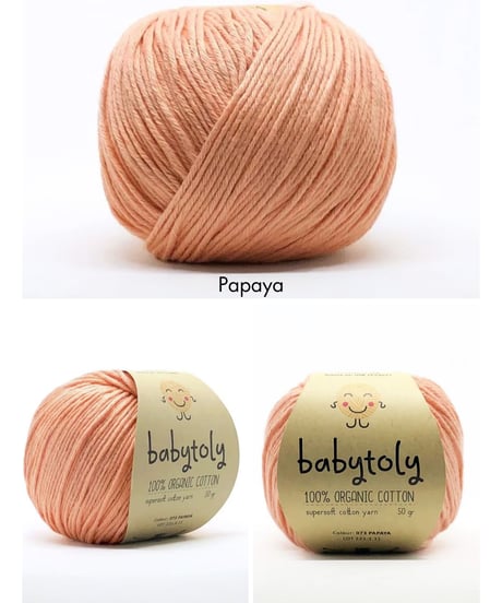 【 pre-order 】babytoly - organic yarns（H-P）