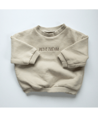 Façade - teddy zip sweater - stone | sounote