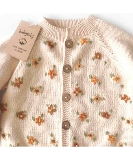 babytoly - floral cardigan