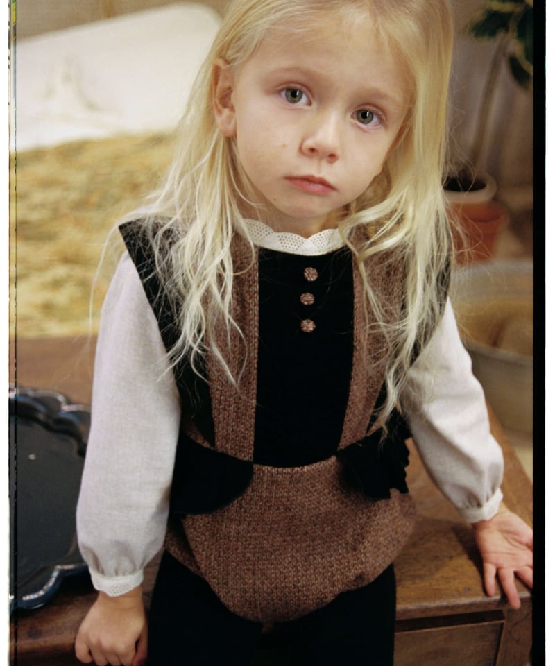 Popelin - burgundy woollen romper suit with fri