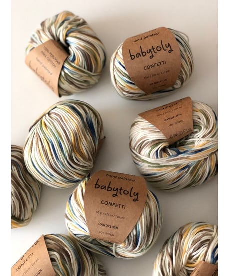 【 pre-order 】babytoly - 100% peruvian pima cotton yarn