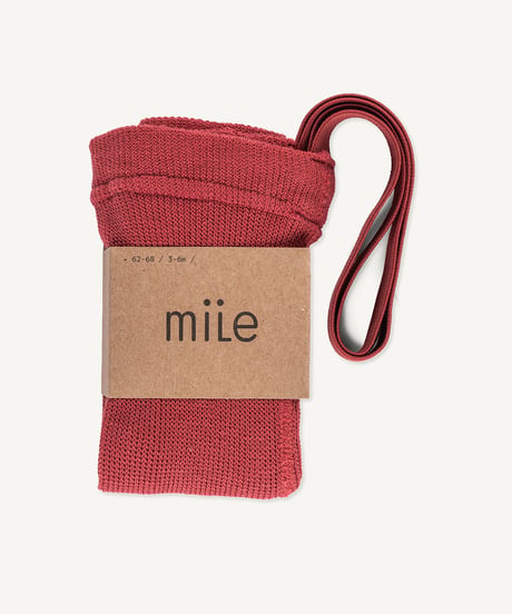 【 LAST1 / 6-12m 】mile - tights with braces - marmalade