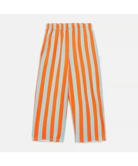 Weekend House Kids - kids stripes straight sweatpants - orange