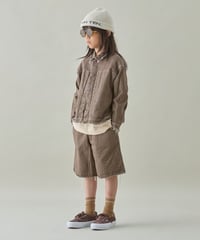 MOUN TEN. - cut off midi jeans - brown