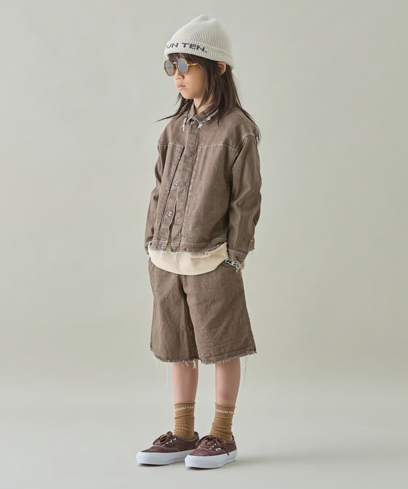 LAST1 / 125 】MOUN TEN. - cut off midi jeans -