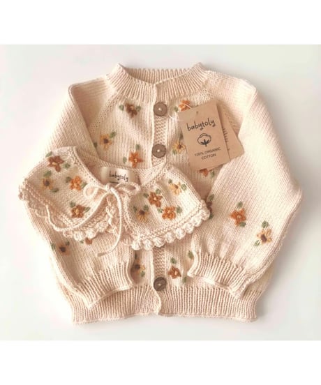 babytoly - floral cardigan