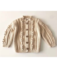 babytoly - cable popcorn cardigans