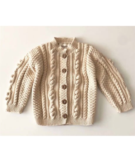 babytoly - cable popcorn cardigans