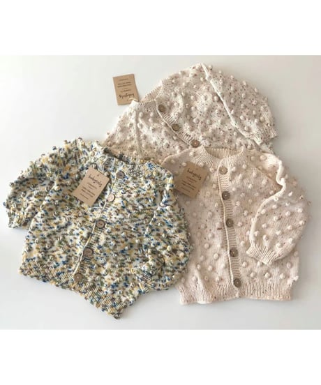 【 confetti 】babytoly - popcorn cardigans