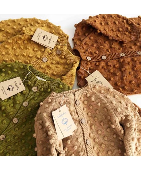 babytoly - popcorn cardigans