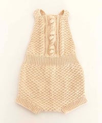 babytoly - cable popcorn romper