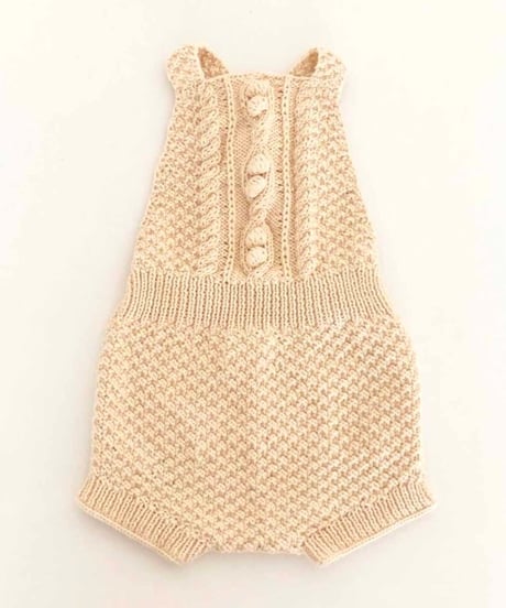 babytoly - cable popcorn romper