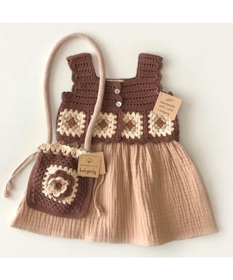 babytoly - flower pouch bags - 3 layer flower design
