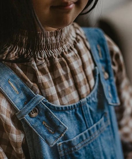 【 LAST1 / 12-18m 】THE SIMPLE FOLK - the oversized denim dungaree