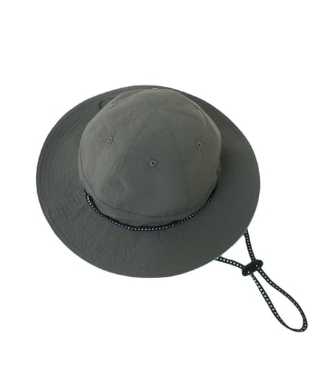 MOUN TEN. -  reversible adventure hat (re-nylon) - charcoal×sand