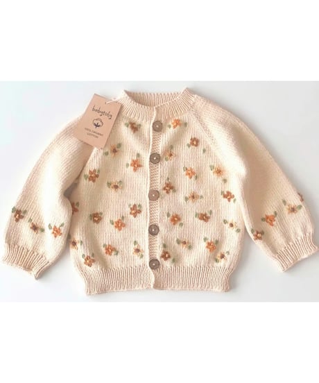 babytoly - floral cardigan