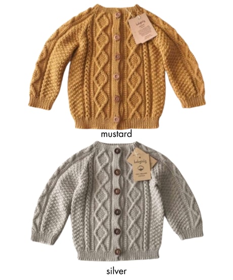 babytoly - cable cardigan