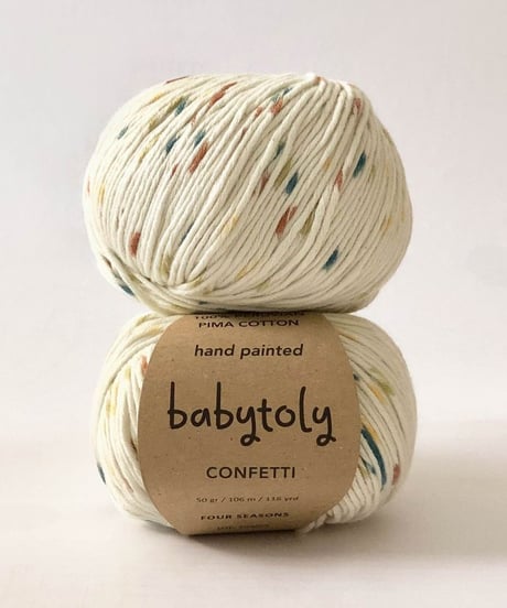 【 pre-order 】babytoly - 100% peruvian pima cotton yarn