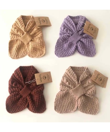 babytoly - cable popcorn scarf