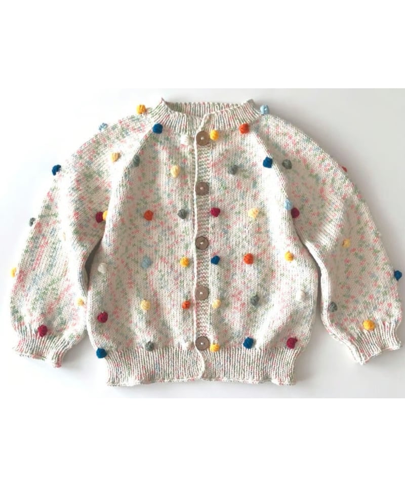 confetti 】babytoly - rainbow popcorn cardigan
