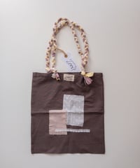 LOOP × Tammy - patchwork tote bag - pink/brown
