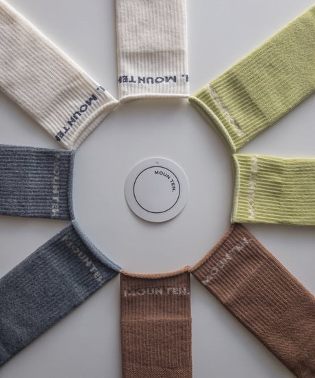 MOUN TEN. - tube socks (organic cotton mix)