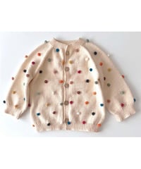babytoly - rainbow popcorn cardigan