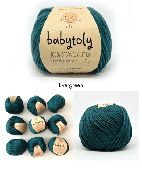 【 pre-order 】babytoly - organic yarns（A-G）