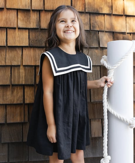 Rylee+Cru -  sailoir dress - black