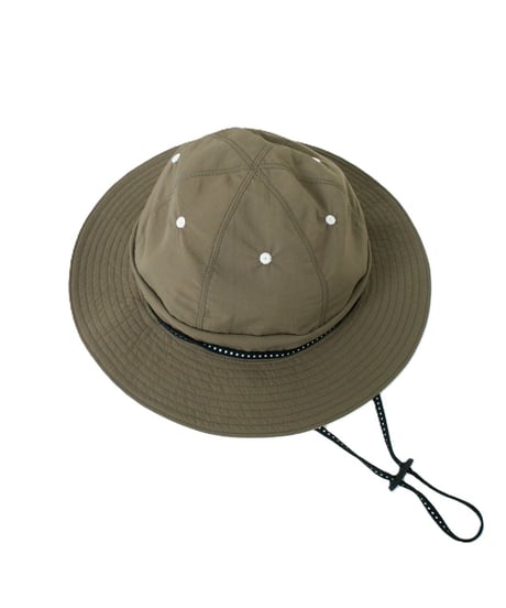 MOUN TEN. - reversible adventure hat (re-nylon) - mocha×ecru