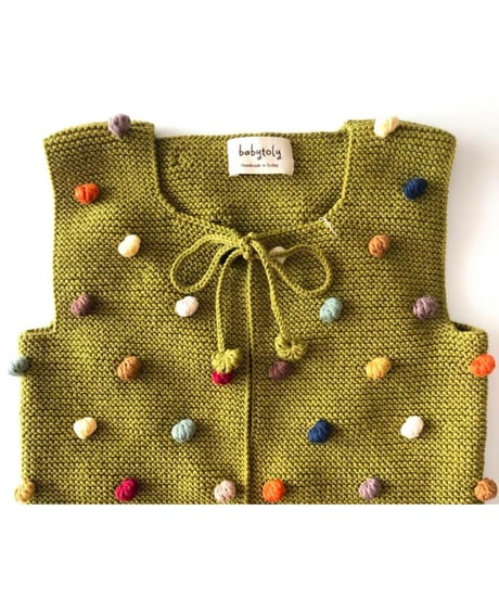 babytoly - rainbow popcorn vest