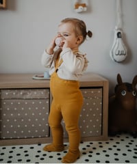 mile - tights with braces - honey