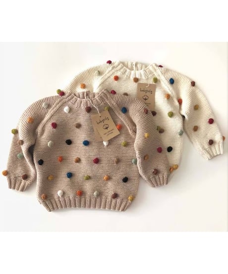 babytoly - rainbow popcorn sweater
